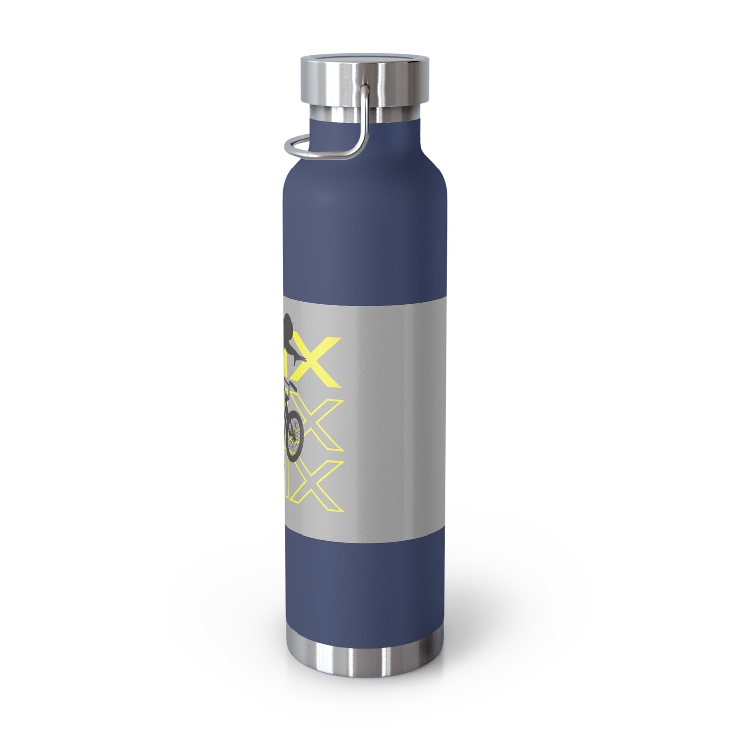 BMX Sport Water Bottle - Copper Insulated, Perfect for Cycling, Fitness, Gym, and Outdoor Adventures, Unique Gift for BMX Enthusiasts