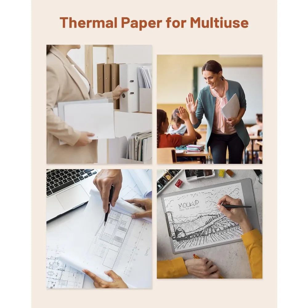 100 Sheets A4 Paper Thermal Paper - Phomemo