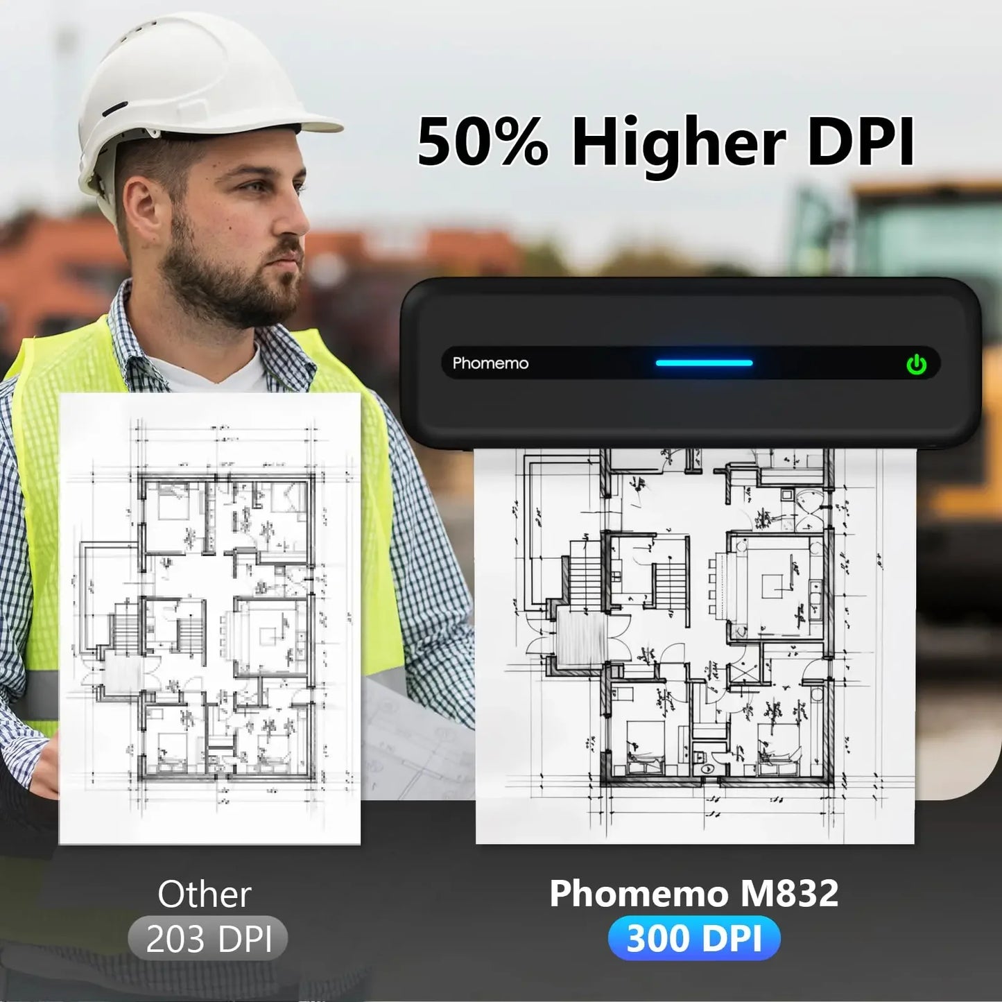 Phomemo- Portable Inkless Printer M832