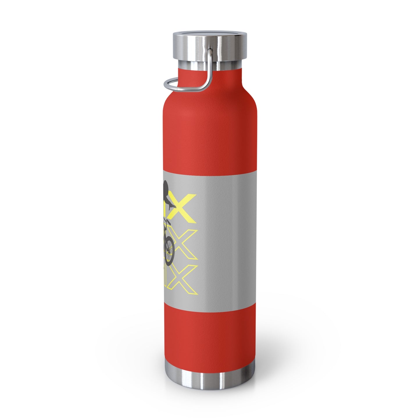 BMX Sport Water Bottle - Copper Insulated, Perfect for Cycling, Fitness, Gym, and Outdoor Adventures, Unique Gift for BMX Enthusiasts