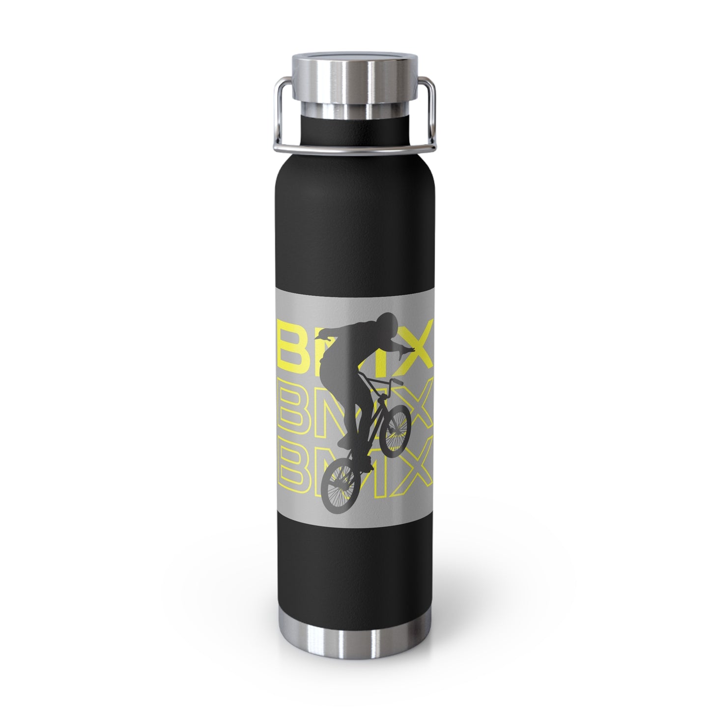 BMX Sport Water Bottle - Copper Insulated, Perfect for Cycling, Fitness, Gym, and Outdoor Adventures, Unique Gift for BMX Enthusiasts