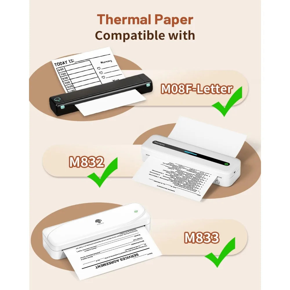 100 Sheets A4 Paper Thermal Paper - Phomemo
